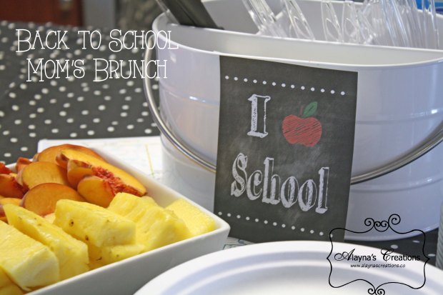 Back to School Moms Brunch Celebrate the kids first day back at school with a fun get together with other moms