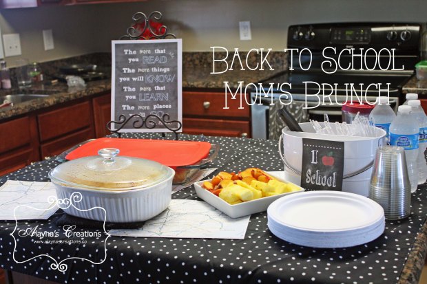 Chalkboard and Maps Oh the Places You'll Go Back to School Brunch for Moms